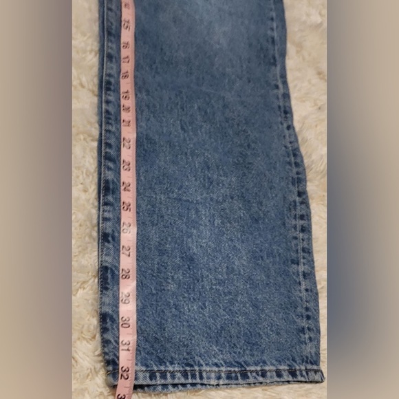 MANGO DENIM MNG KAIA High-rise Wideleg 100% Cotton Women's Jean Sz. 12x32 EUC** - Picture 11 of 11